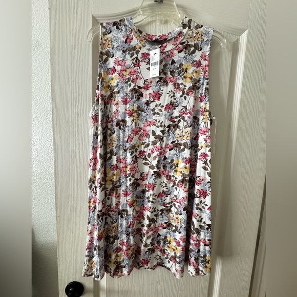 NWT Lane Bryant Floral Sleeveless Tunic - Multicolor - Picture 4 of 7